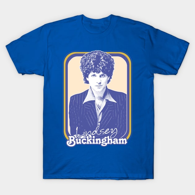 Lindsey Buckingham /\/\/\/ Retro Style Fan Design T-Shirt by DankFutura